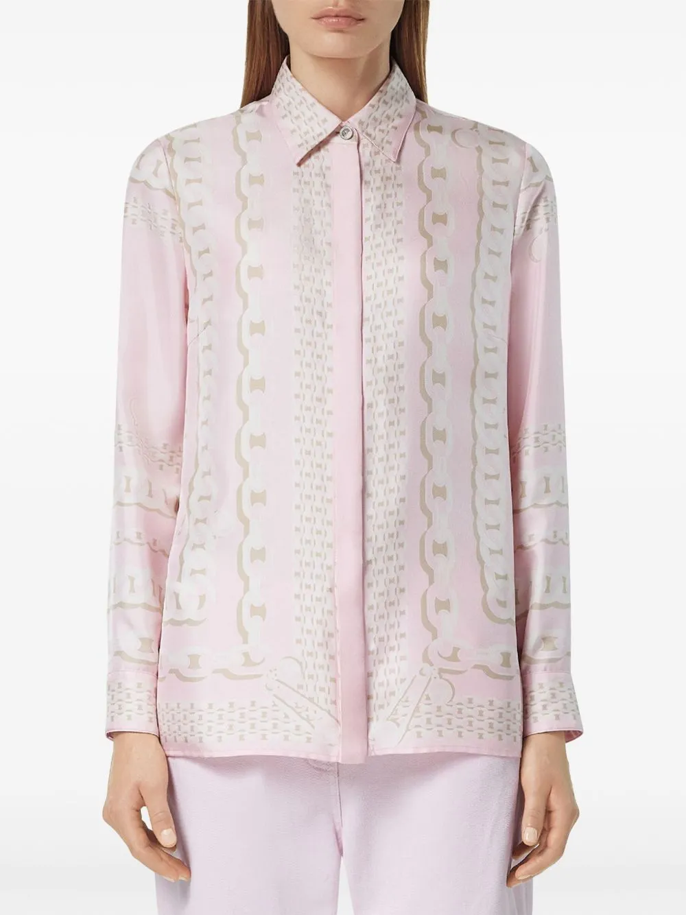 Versace treasure silk shirt