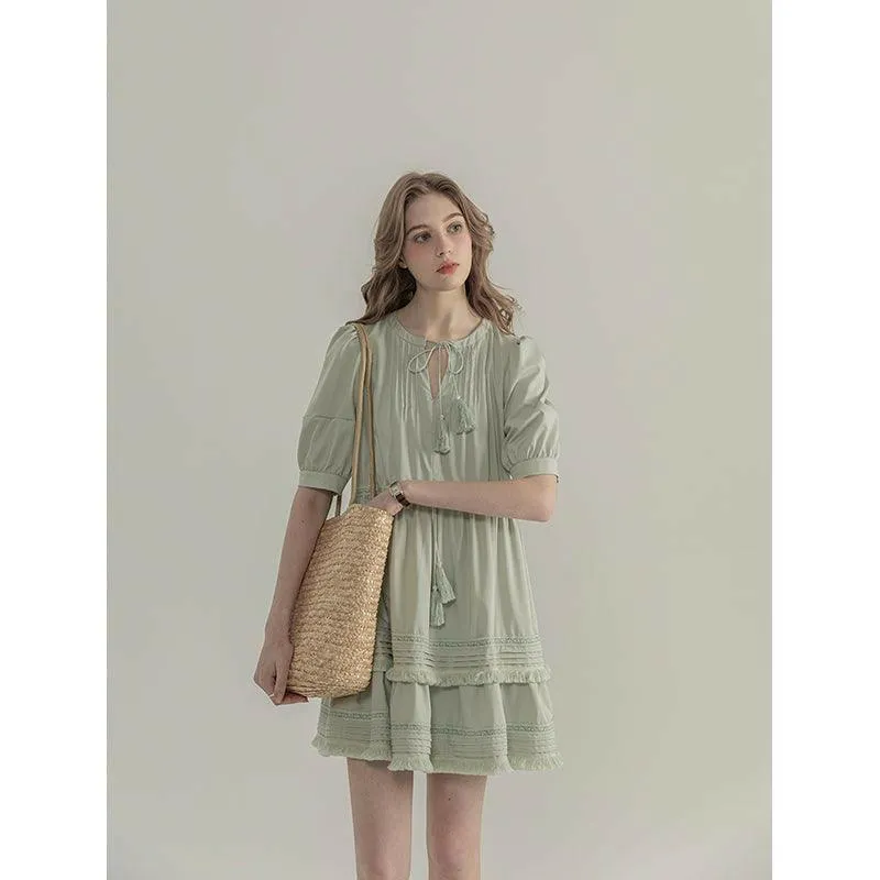 Versatile Cloth Skirt in Quingle Green