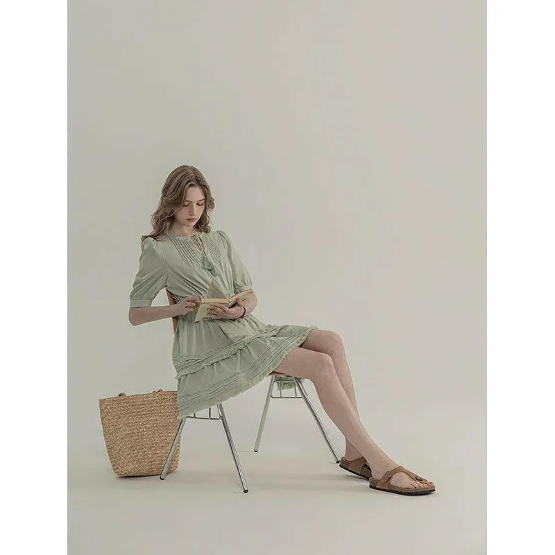 Versatile Cloth Skirt in Quingle Green