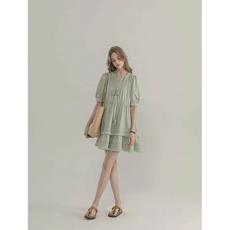 Versatile Cloth Skirt in Quingle Green