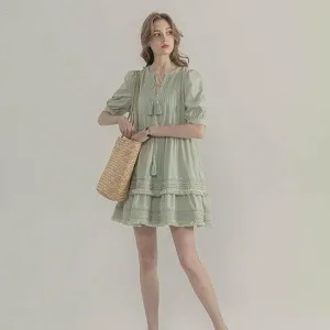 Versatile Cloth Skirt in Quingle Green
