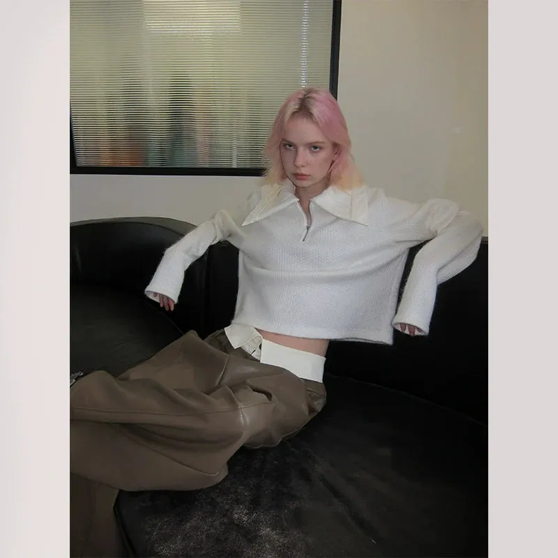 Versatile Zip-Up Sweater
