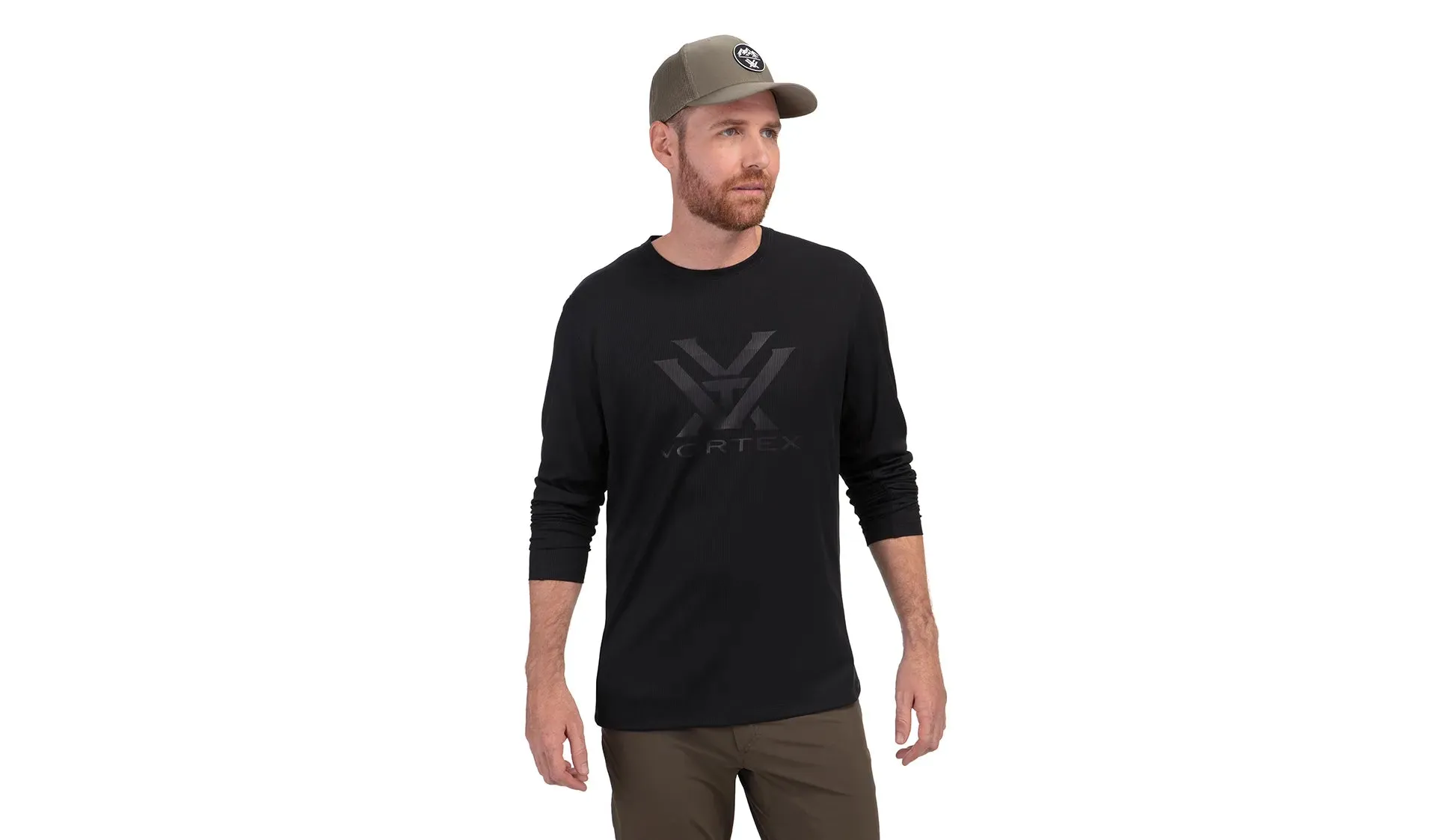 Vortex Optics Core Logo Performance Grid Long Sleeve Shirt