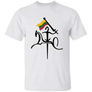 Vytis with Flag - Boys/Girls Youth Classic Short Sleeve T-Shirt