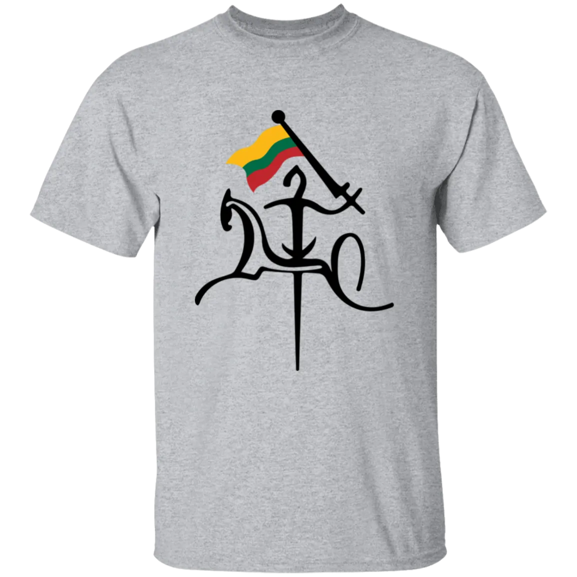 Vytis with Flag - Boys/Girls Youth Classic Short Sleeve T-Shirt