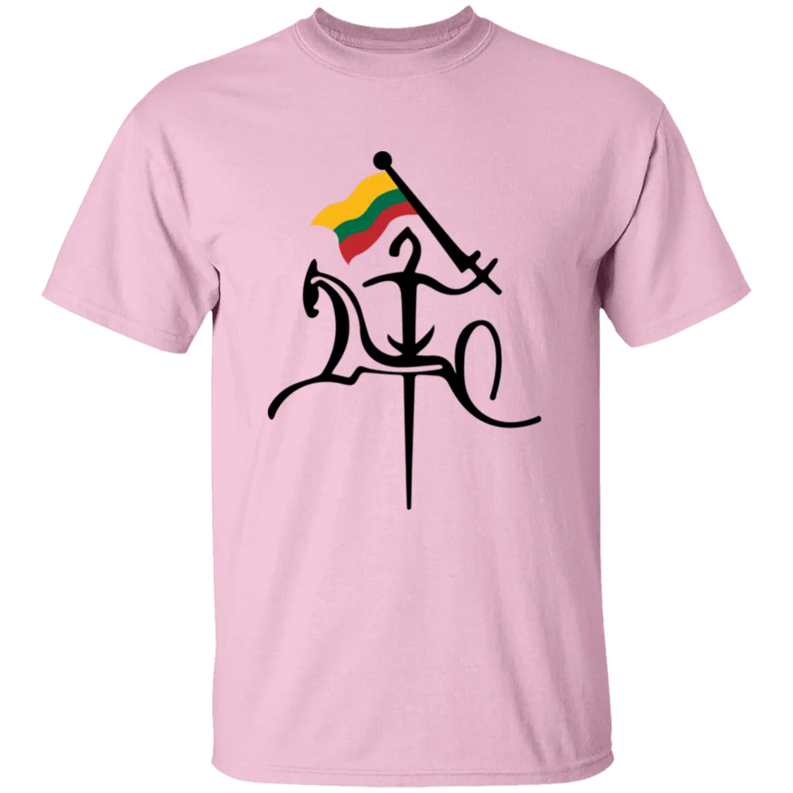Vytis with Flag - Boys/Girls Youth Classic Short Sleeve T-Shirt