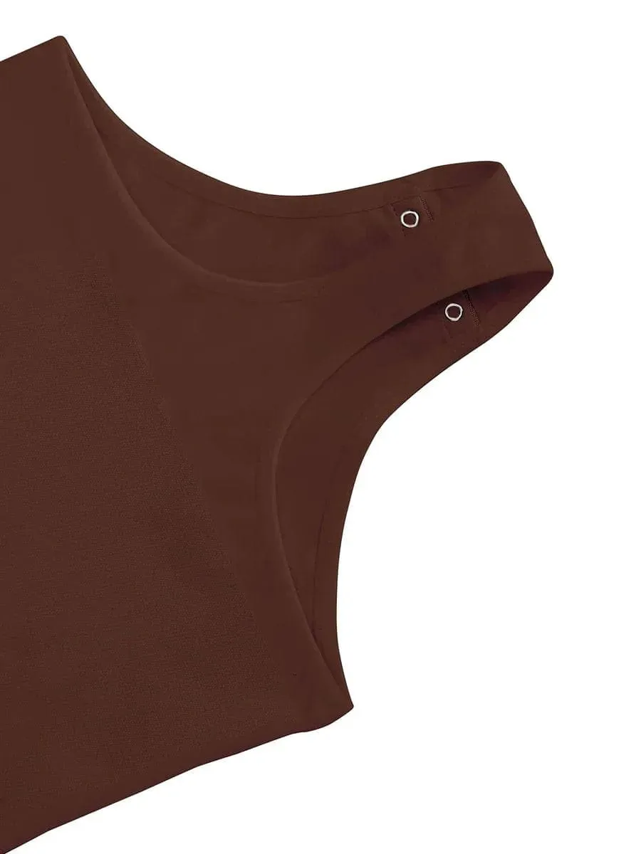 Waist Control Halter Neck Shapewear Bodysuit