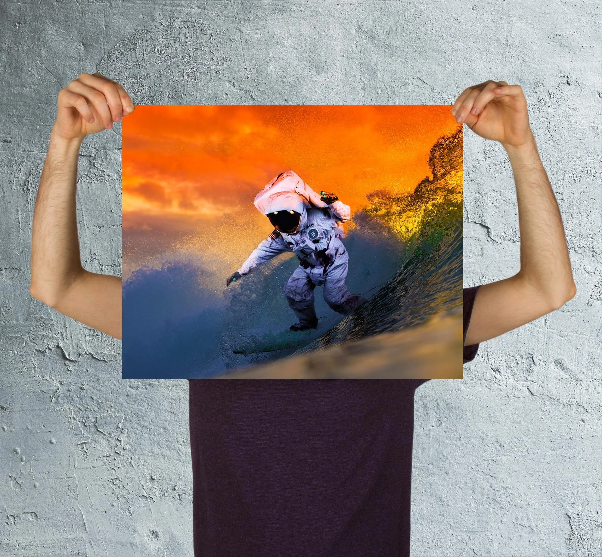 Wave Catcher 16" X 20" Art Print
