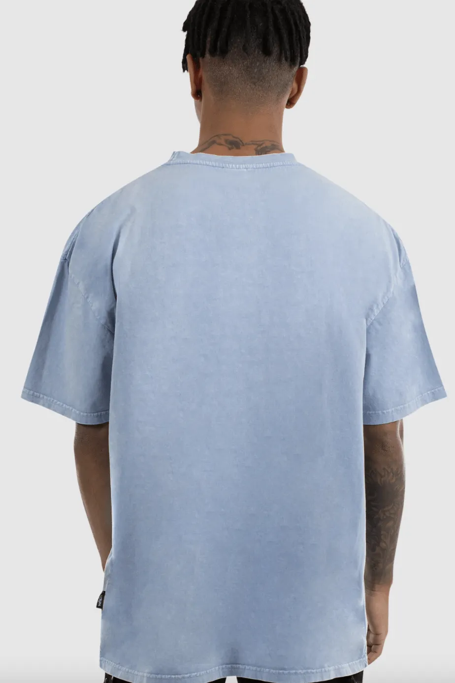 WNDRR HOXTON VINTAGE FIT TEE - WASHED BLUE