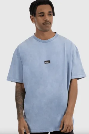 WNDRR HOXTON VINTAGE FIT TEE - WASHED BLUE