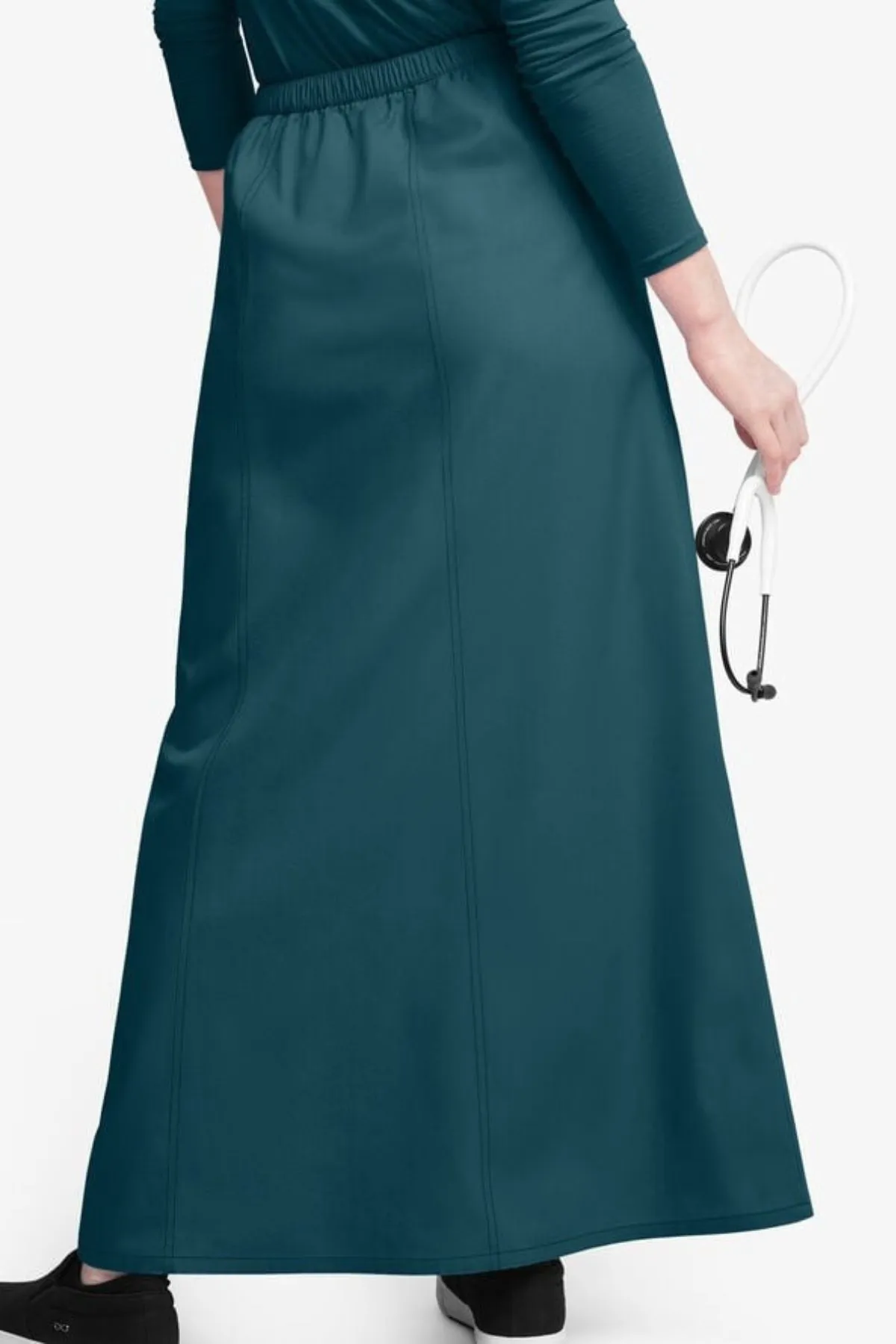 Women's 4-Pocket Gored Ankle-length Skirt