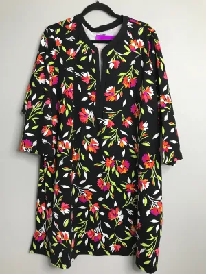Womens Size 3XL Misses Black Lands End Dress