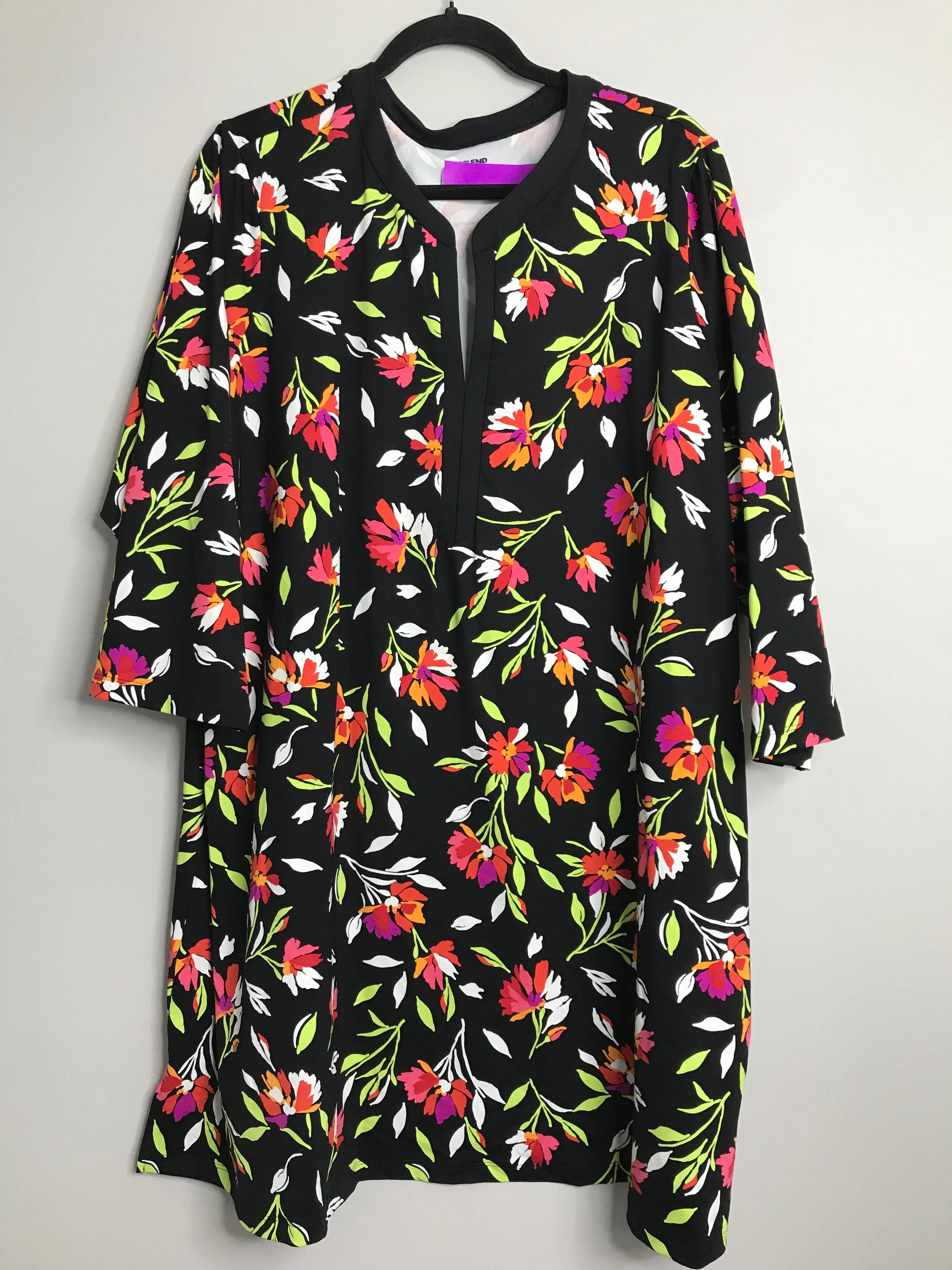 Womens Size 3XL Misses Black Lands End Dress