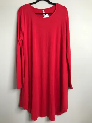 Womens Size 3XL Misses Red Zenana Dress