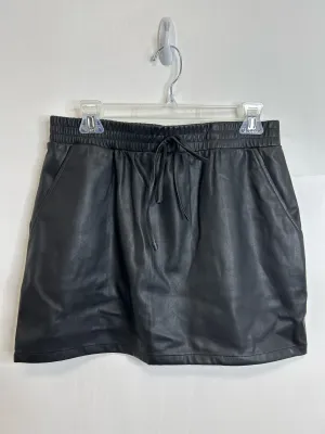 Womens Size Med Misses Black Shinestar Skirt