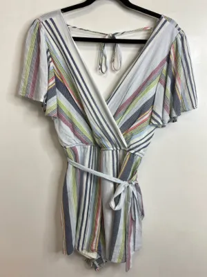 Womens Size Med Misses White Altar'd State Romper