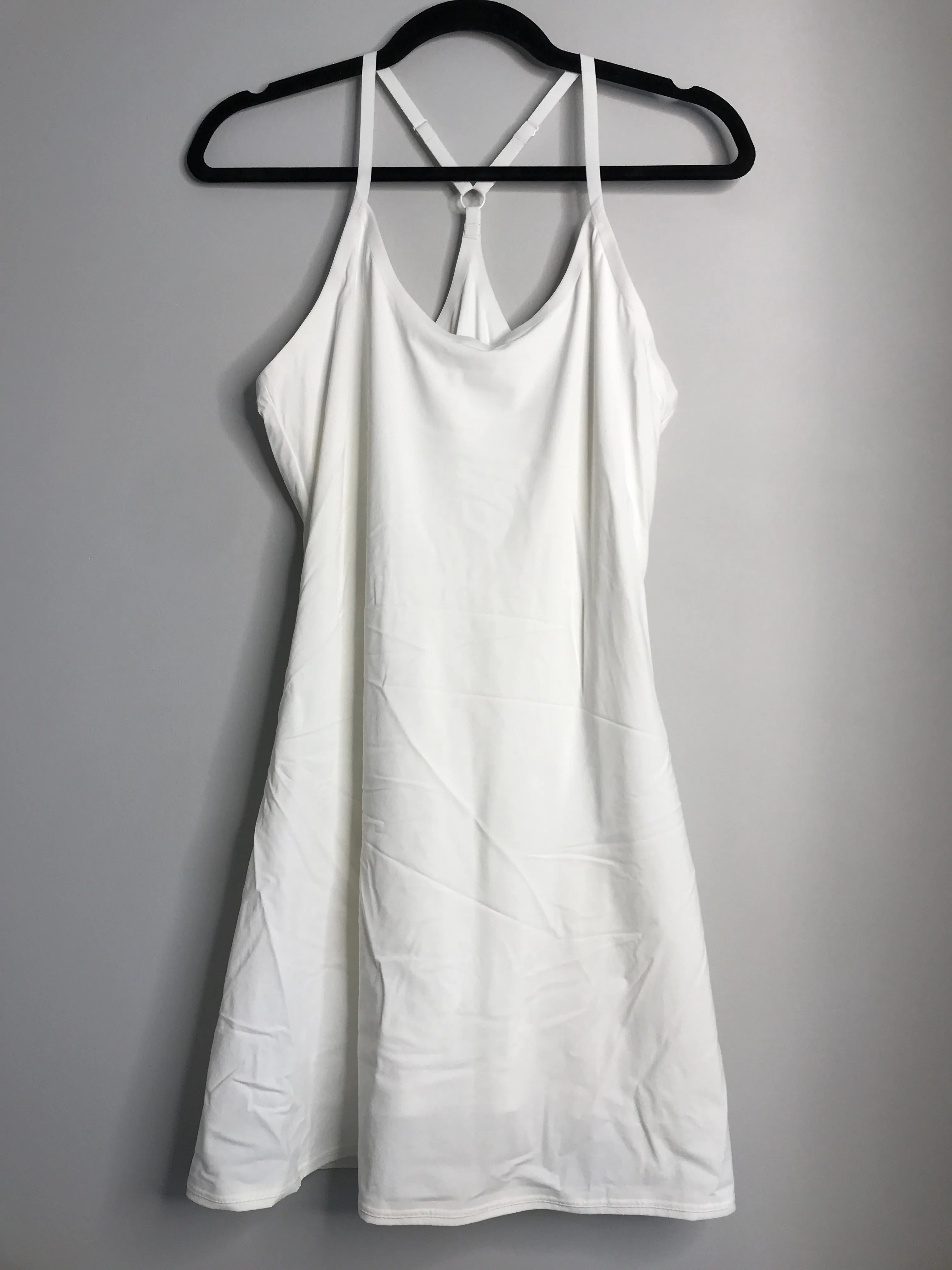 Womens Size Med Misses White Outdoor Voices Dress