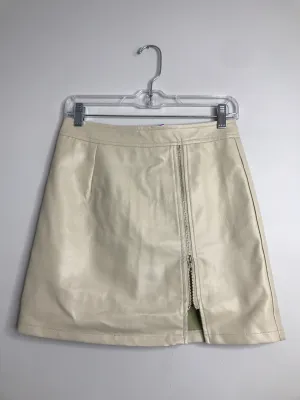 Womens Size Sm Misses Cream Altar'd State Skirt