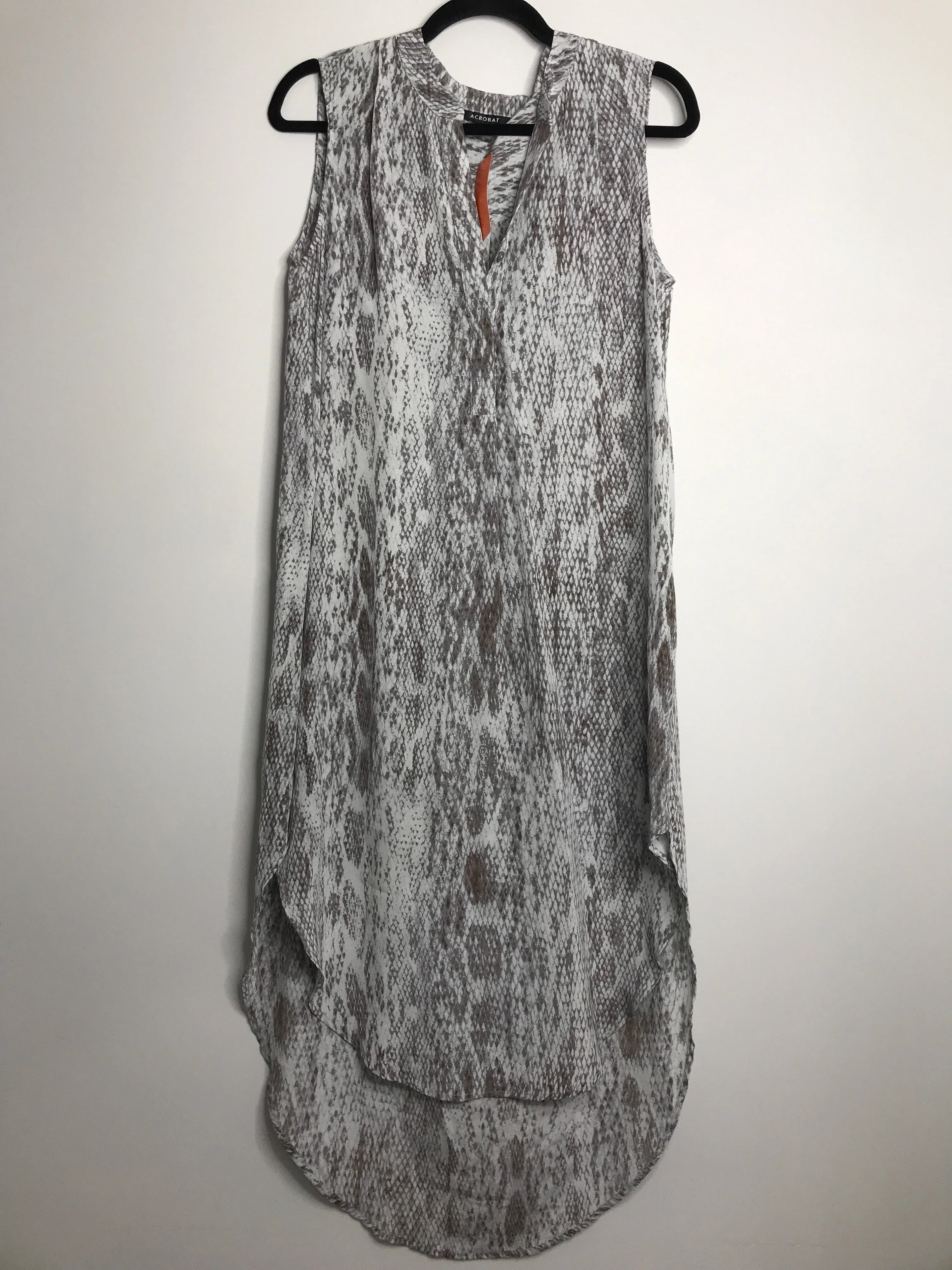 Womens Size Sm Misses Gray acrobat Dress