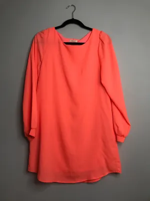 Womens Size Sm Misses Orange Everly Dress