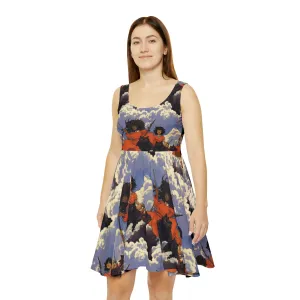 Women's Skater Dress - Teenage Witches Black Girl Magic