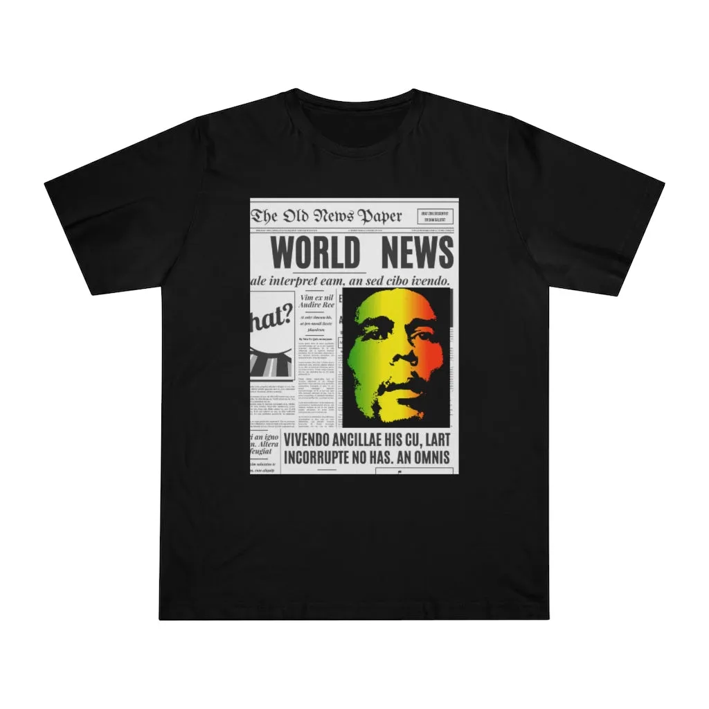 World News BOB MARLEY Multi Color Unisex Deluxe T-shirt