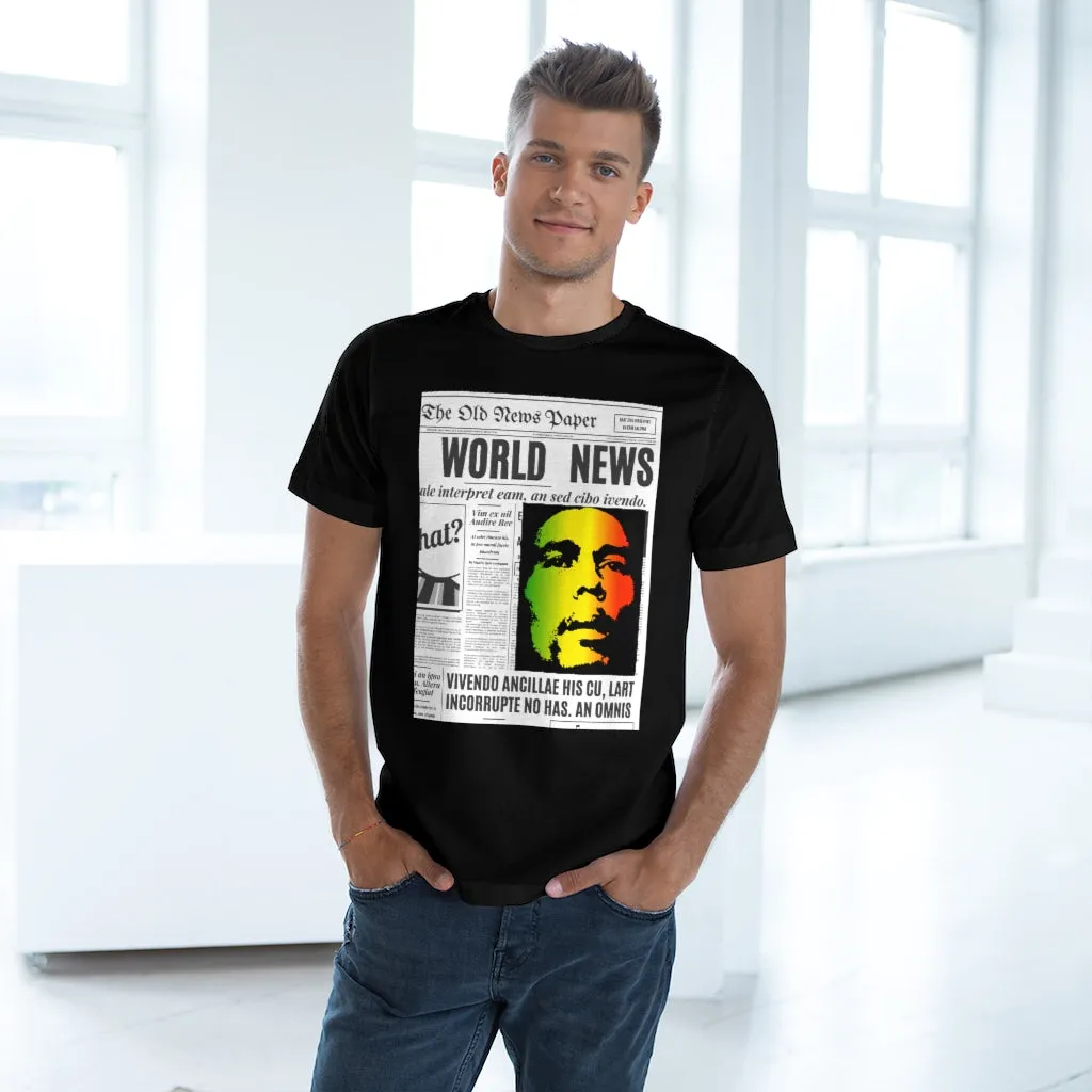 World News BOB MARLEY Multi Color Unisex Deluxe T-shirt