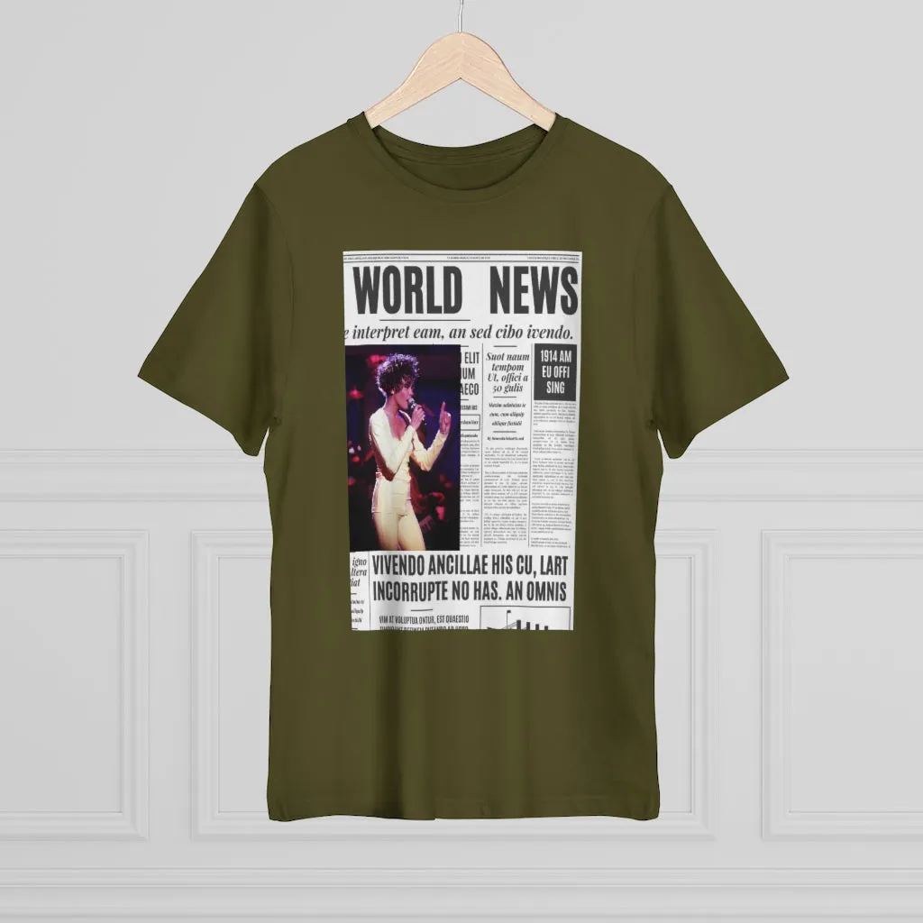 World News WHITNEY HOUSTON Unisex Deluxe T-shirt