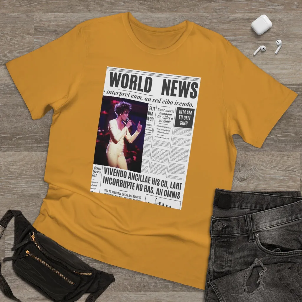 World News WHITNEY HOUSTON Unisex Deluxe T-shirt