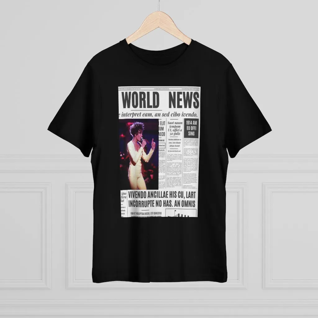 World News WHITNEY HOUSTON Unisex Deluxe T-shirt