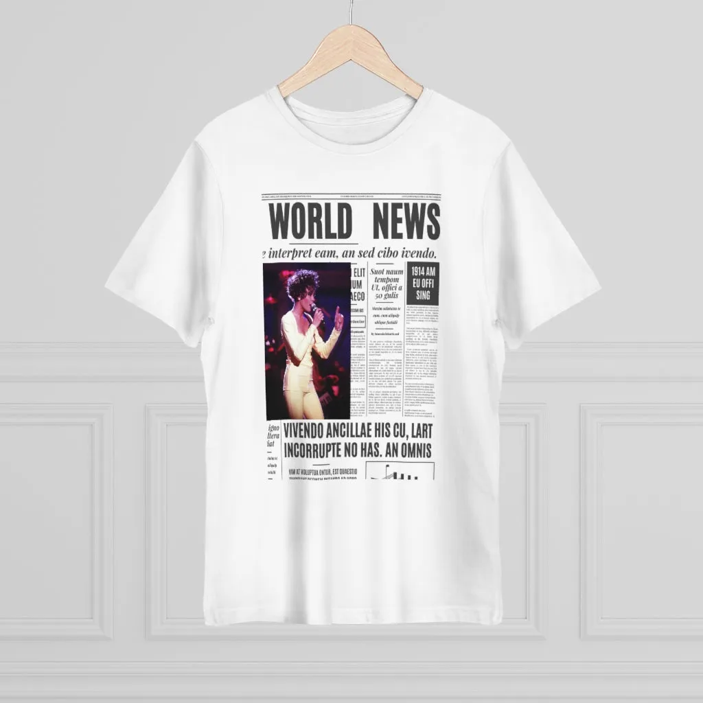 World News WHITNEY HOUSTON Unisex Deluxe T-shirt