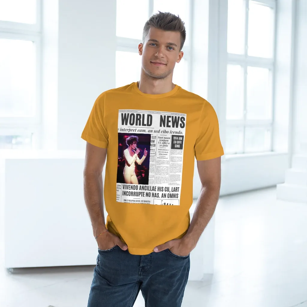World News WHITNEY HOUSTON Unisex Deluxe T-shirt