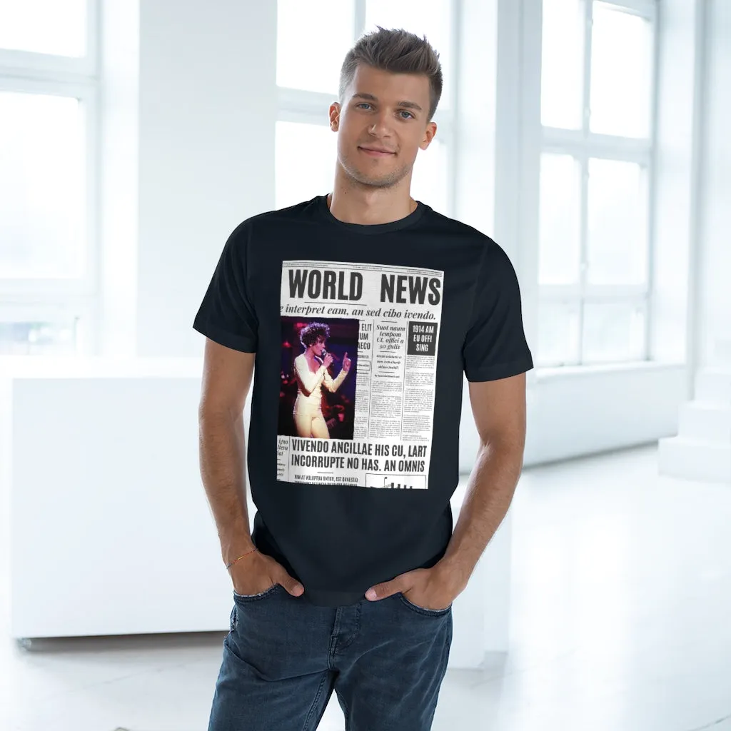 World News WHITNEY HOUSTON Unisex Deluxe T-shirt
