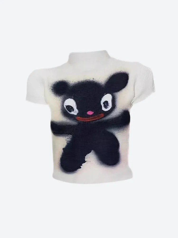 Y2K Cute Monster Top