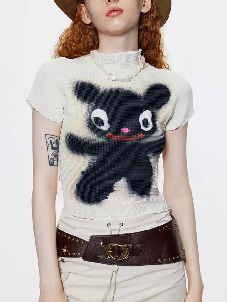 Y2K Cute Monster Top