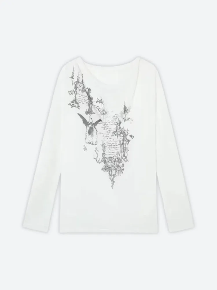 Y2K Grunge Fairytale One Shoulder Top