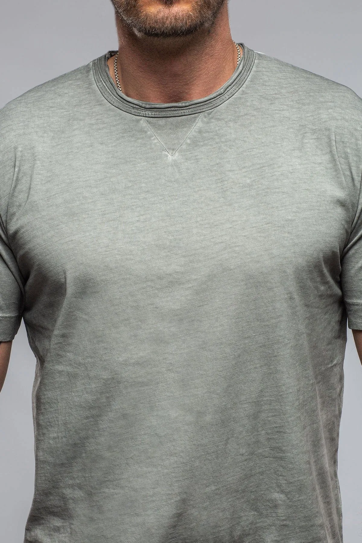 York Crew Neck in Steel Grey