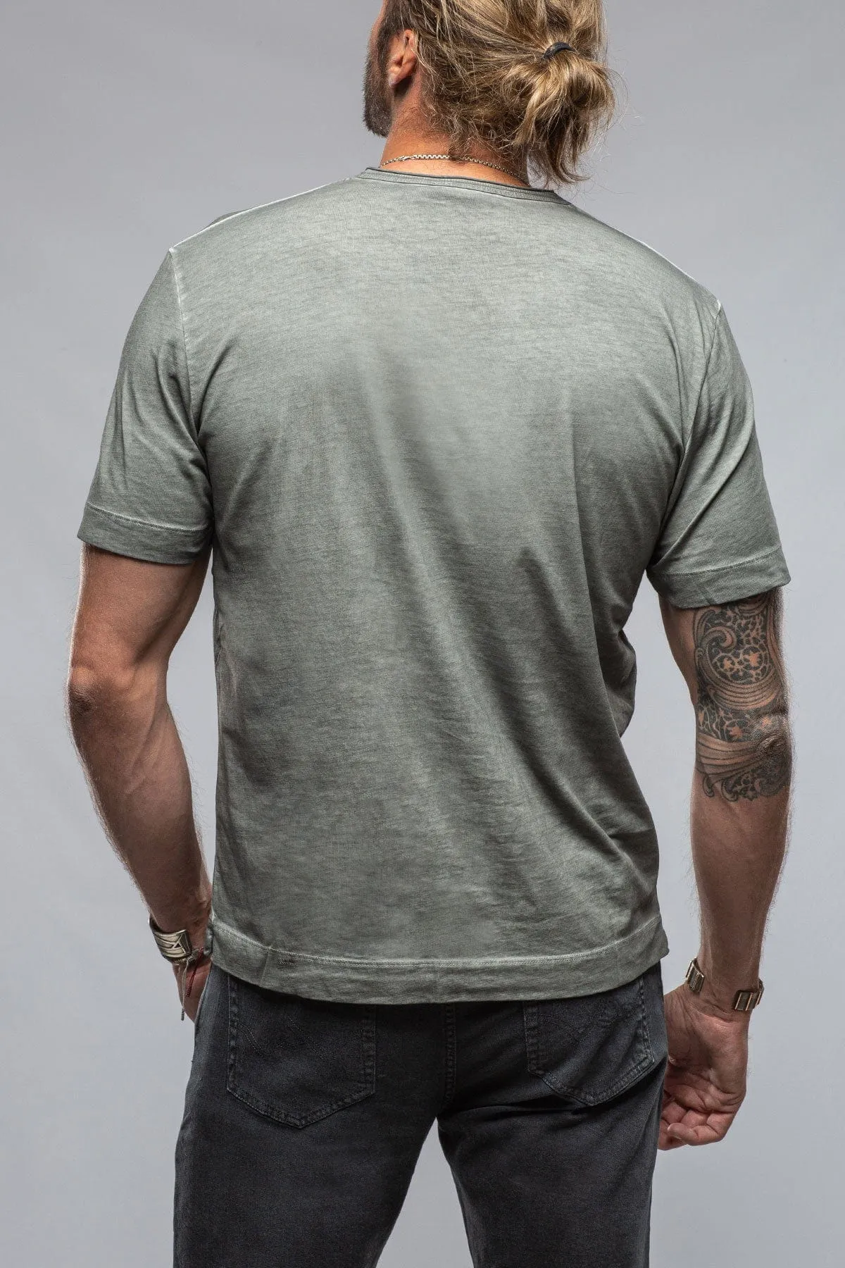 York Crew Neck in Steel Grey