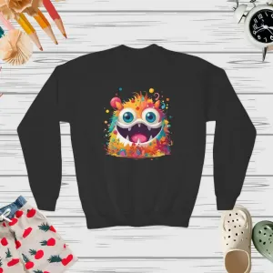 Youth Crewneck Sweatshirt Unleash Monster Fun