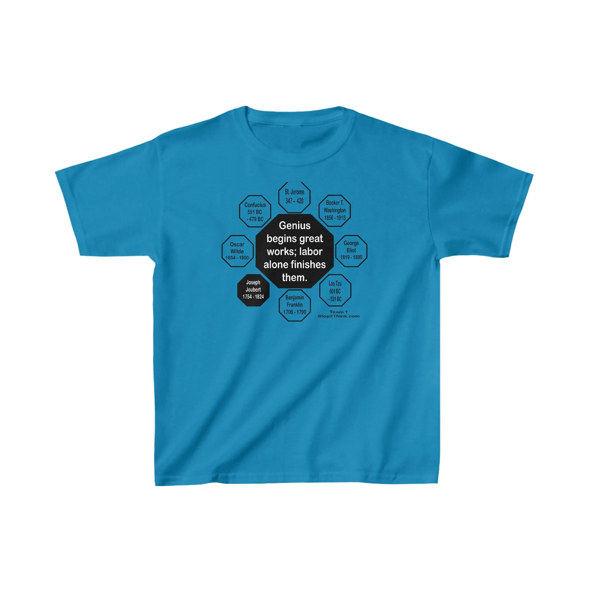 YT-1.6 - Genius begins great works; labor alone finishes them.  -   Joseph Joubert  1754 - 1824